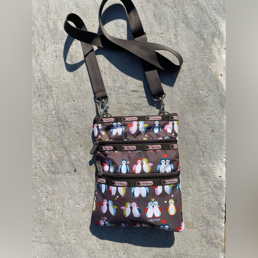 LESPORTSAC Penguins Lover Small Nylon Bag Crossbody
